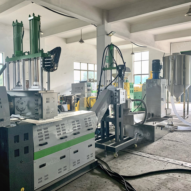 PE জল রিং গরম কাটিং Pelletizing মেশিন কাস্টমাইজড রঙ